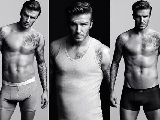 Für H&M ließ Beckham die Hüllen fallen Für H&M ließ Beckham die Hüllen fallen