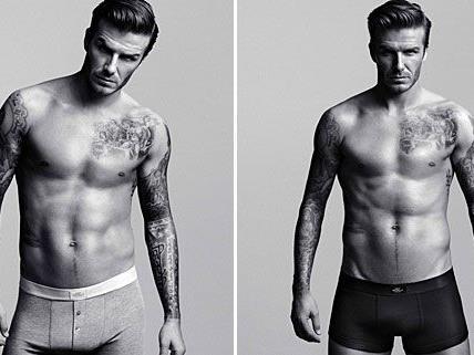 David Beckham in der Kampagne für H&M.