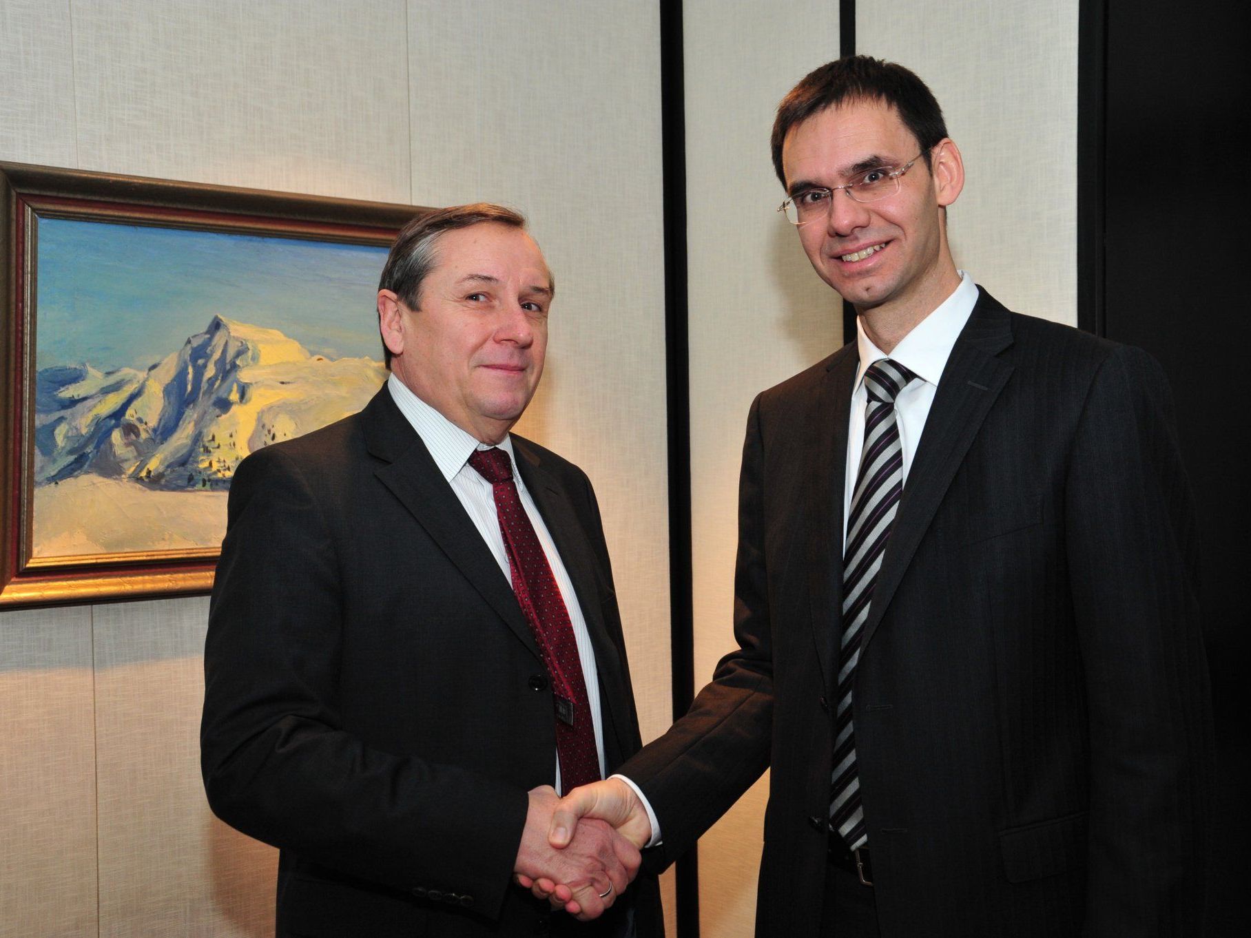 Landesgerichts-Präsident Heinz Bildstein besuchte Landeshauptmann Markus Wallner im Landhaus. Landesgerichts-Präsident Heinz Bildstein besuchte Landeshauptmann Markus Wallner im Landhaus.