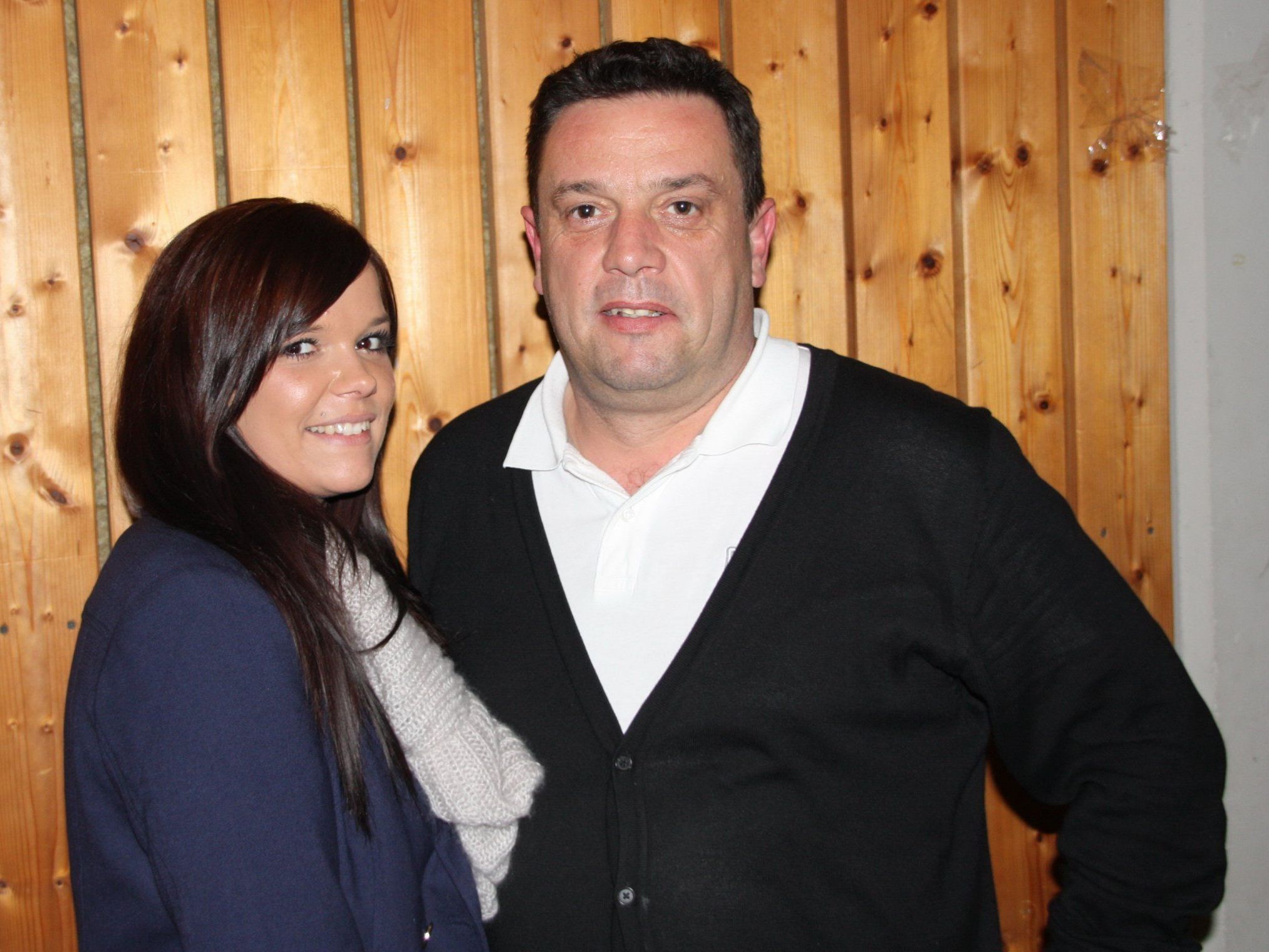 Turnierchef Alexander Bernhard mit Tochter Nadine freuen sich auf das Finale. Turnierchef Alexander Bernhard mit Tochter Nadine freuen sich auf das Finale.
