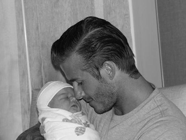 David Beckham und seiner Tochter Harper Seven David Beckham und seiner Tochter Harper Seven