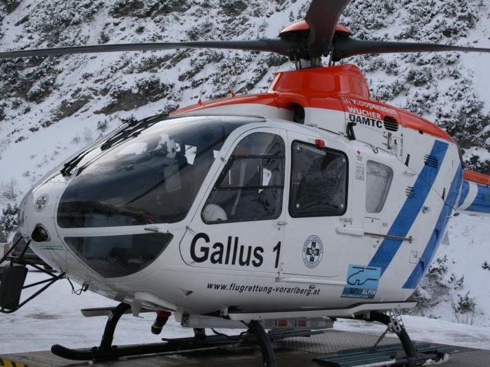 Am Sonntag musste ein Schwerverletzter mit dem Gallus 1 ins LKH Feldkirch geflogen werden.