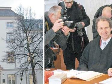 Am Amtsgericht Lindau wurde der Prozess um Peter Grottian von der Presse mit Spannung erwartet.