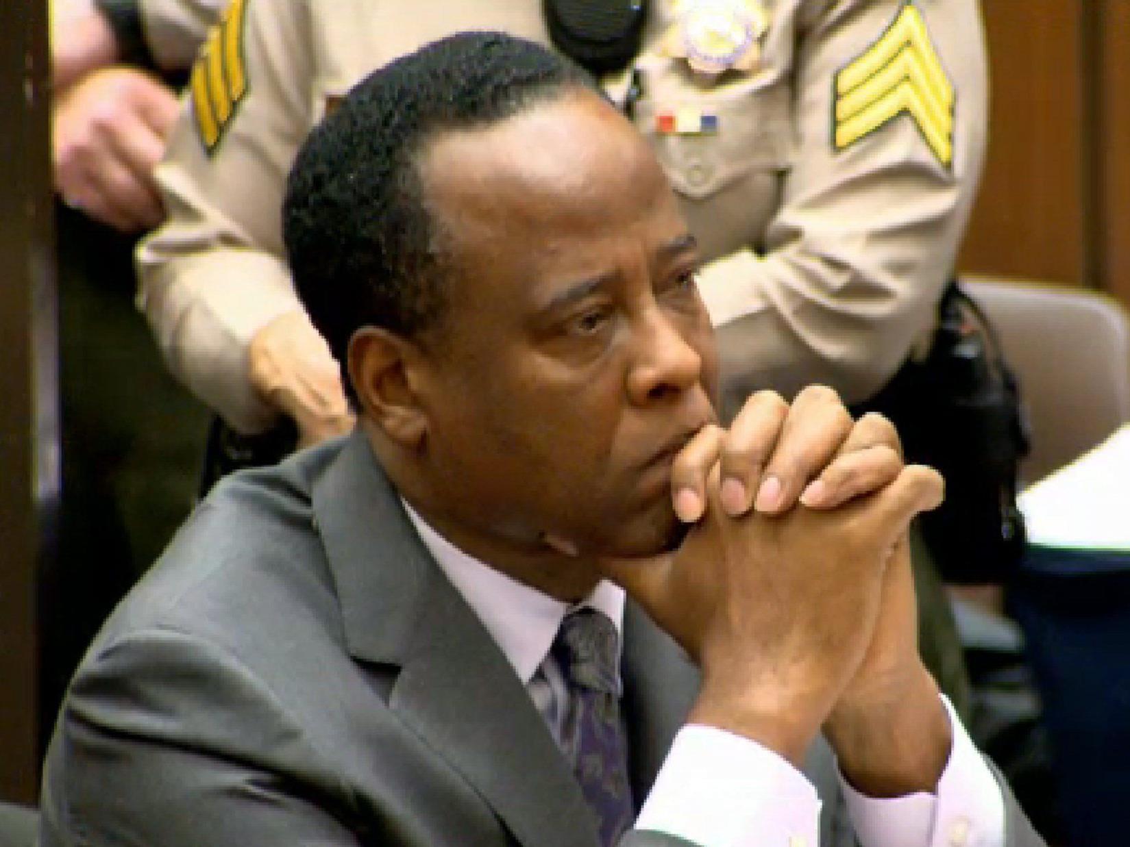 Conrad Murray wurde im November vergangenen Jahres wegen fahrlässiger Tötung verurteilt. Conrad Murray wurde im November vergangenen Jahres wegen fahrlässiger Tötung verurteilt.
