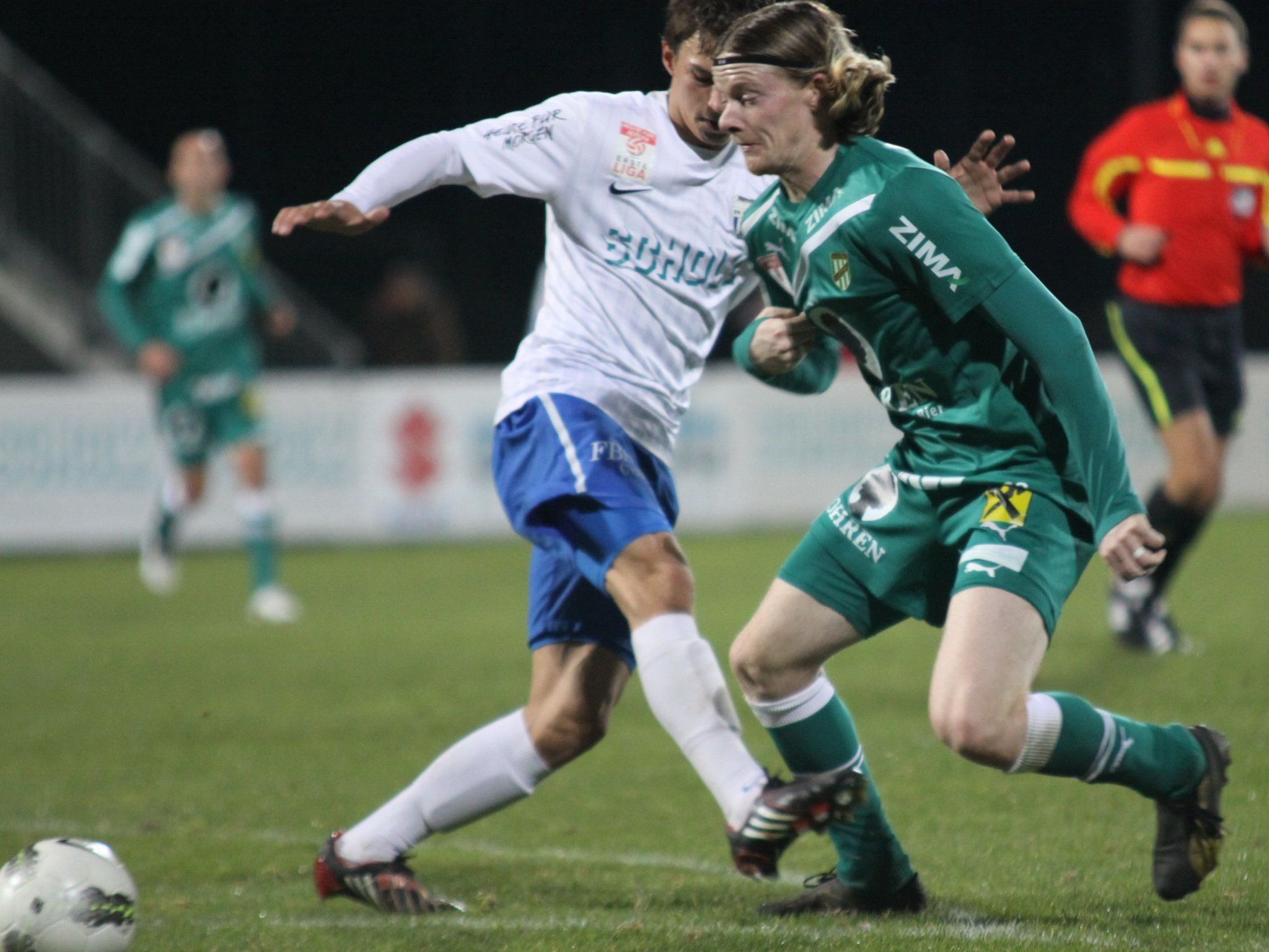 Austria Lustenau spielt am Freitag gegen St. Gallen. Austria Lustenau spielt am Freitag gegen St. Gallen.