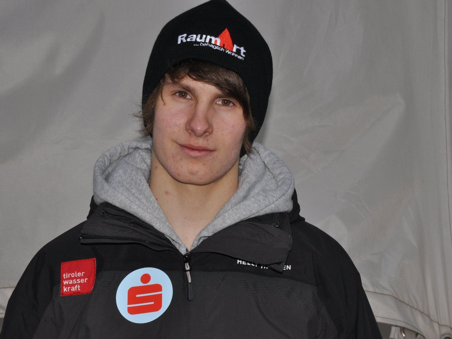 Thomas Steu vertritt Bludenz bei der Jugend-Olympiade 2012.