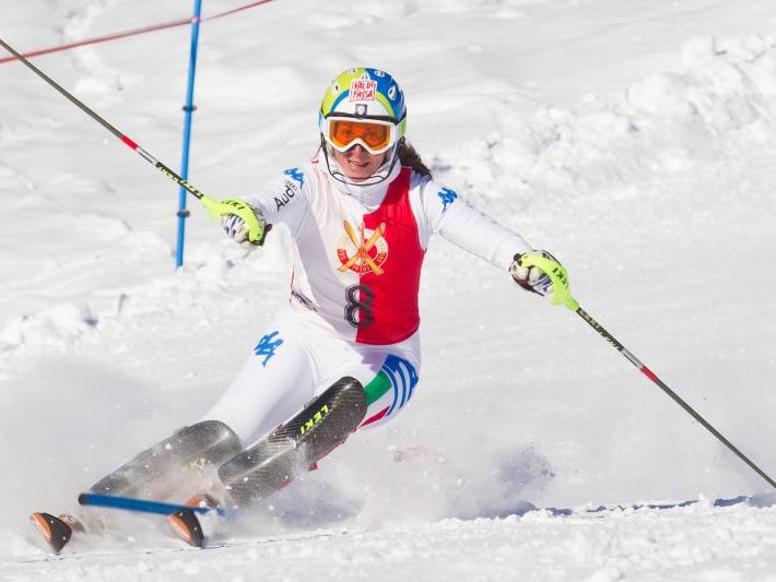 Chiara Costazza gewann ersten FIS-Slalom in Lech. Chiara Costazza gewann ersten FIS-Slalom in Lech.