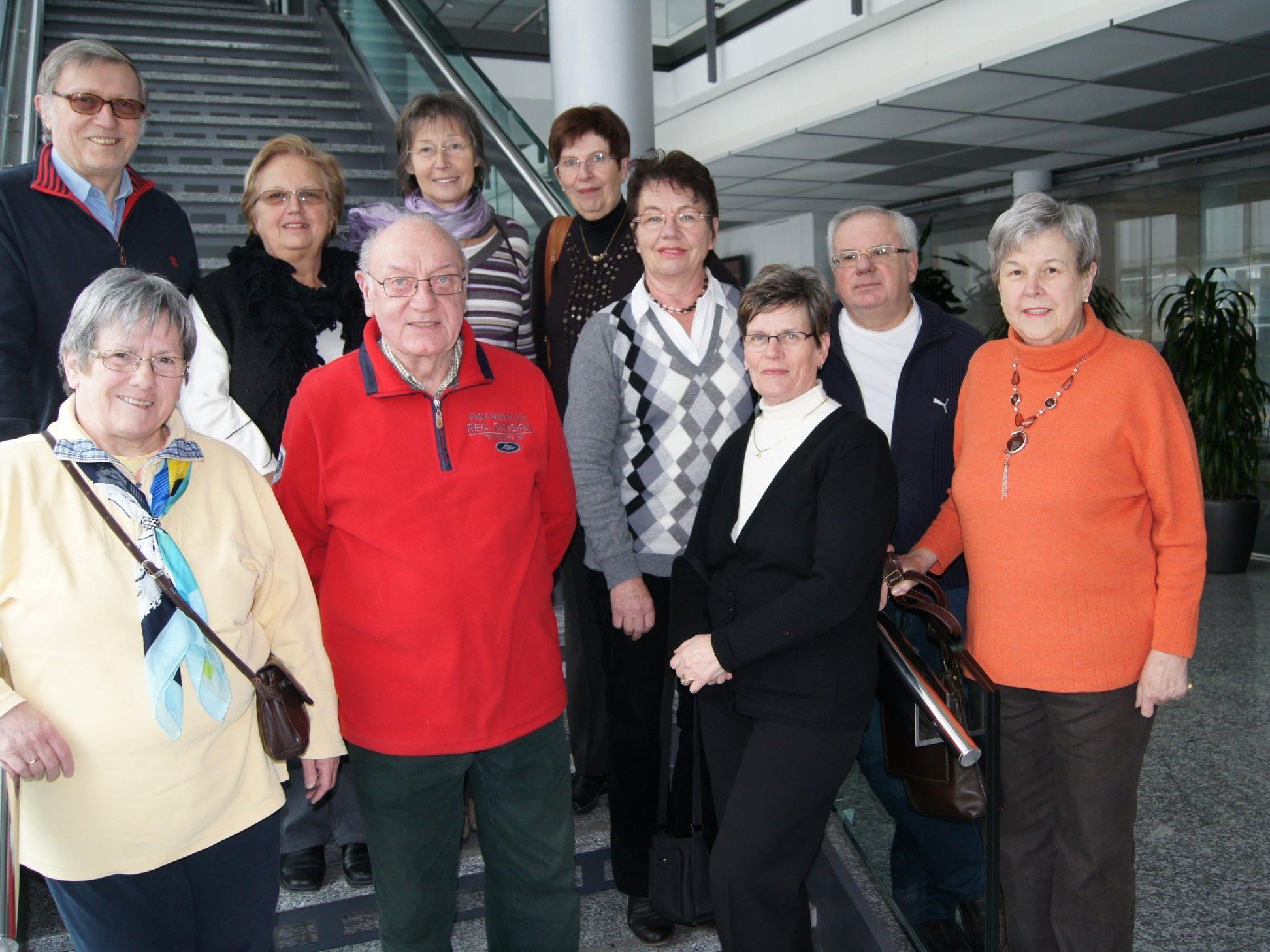 Die Frauengruppe Bodolz-Lindau beim Besuch im VMH.