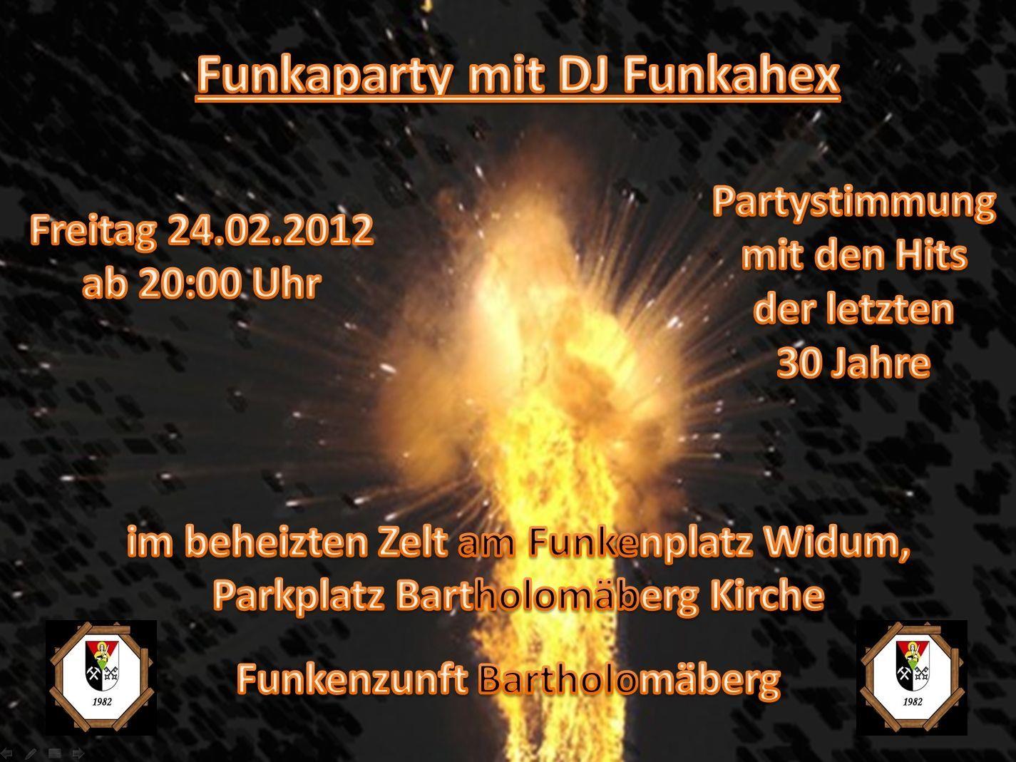 Funka(bar)Party, die etwas andere Funkaparty