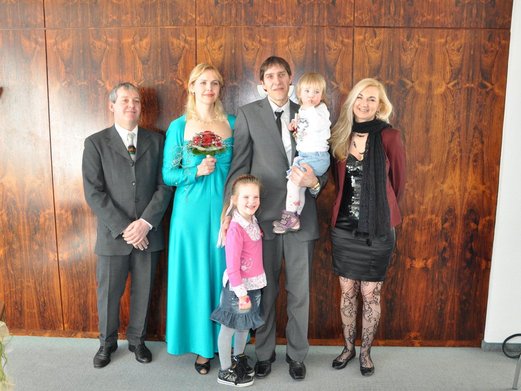 Larisa Simonenko und Johann Forster haben geheiratet