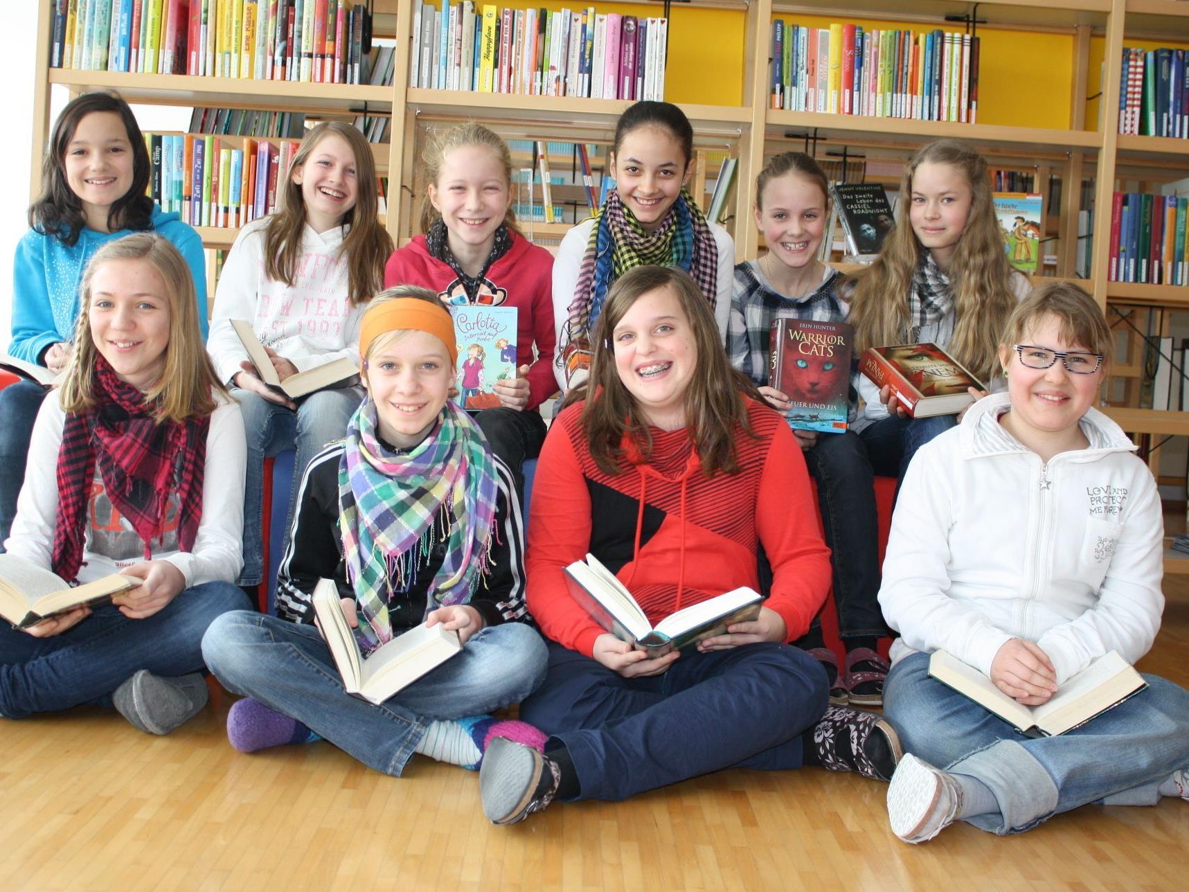 Großen Spaß beim Lesen hatten die Lingenauer Hauptschüler.