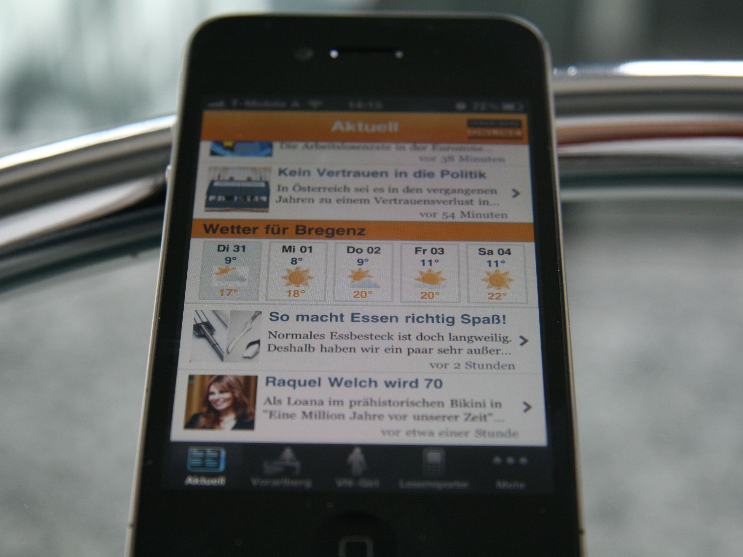 Verträgt sich nicht mit zu eisigen Temperaturen - das iPhone 4S von Apple. Verträgt sich nicht mit zu eisigen Temperaturen - das iPhone 4S von Apple.