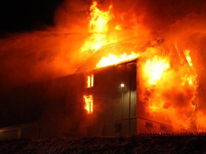 Wohnhaus in Lochau wurde Opfer der Flammen.