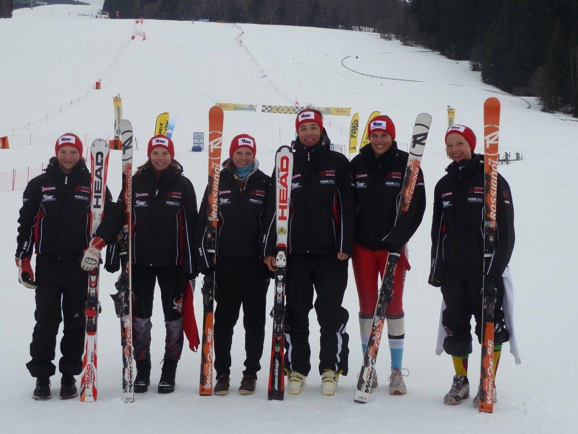 Viele Topplatzierungen der Vorarlberger Starter beim ÖSV-Testrennen.