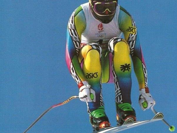 Patrick Ortlieb auf der Fahrt zu Gold: Bei den Winterspielen 1992 gelang ihm eine perfekte Fahrt.