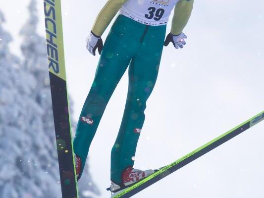 Johannes Lenz wurde Landesmeister im Skispringen.
