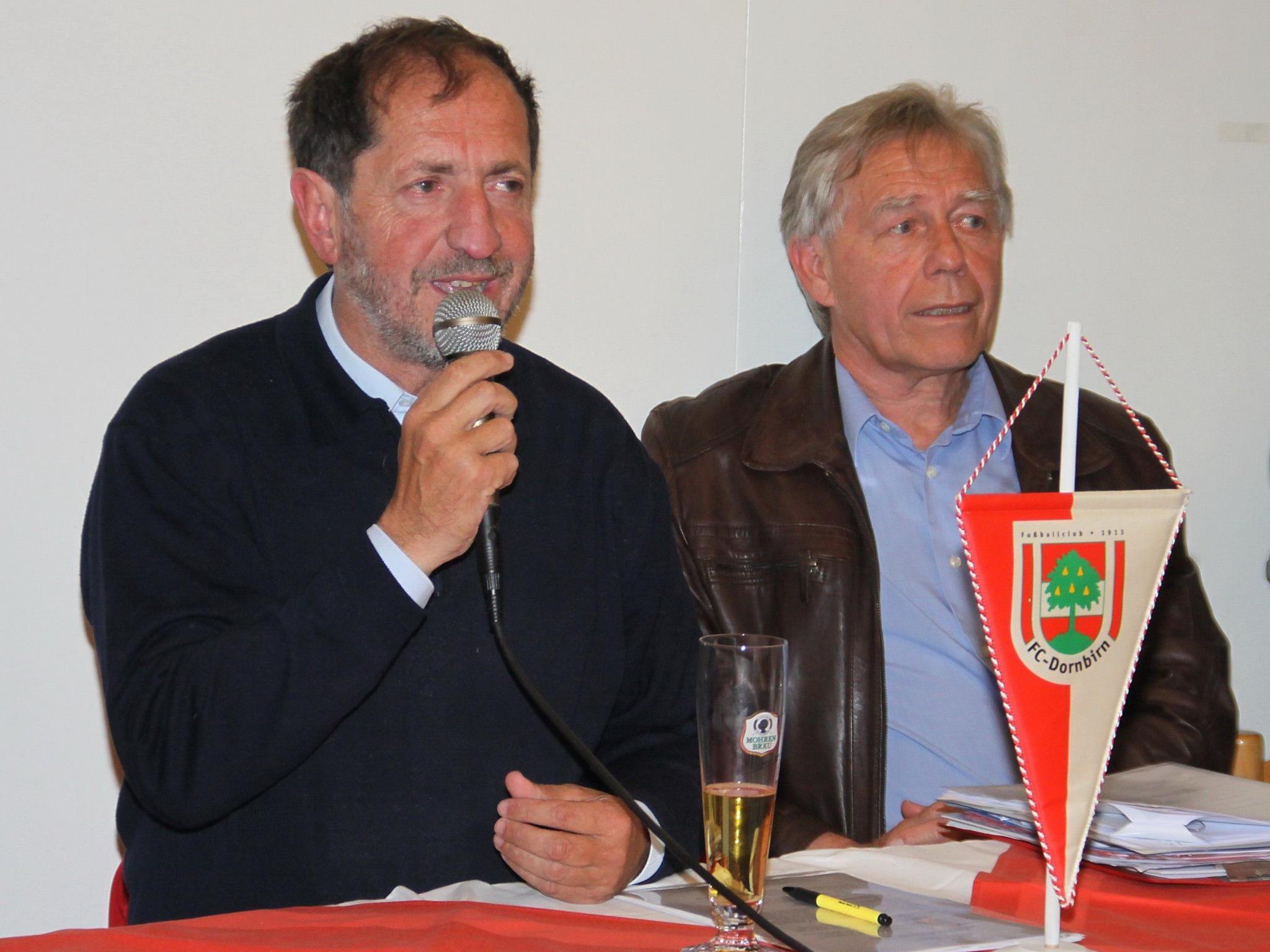 Erwin Reis und Wolfgang Karlinger freut sich mit dem Vorstand auf die Kick off Veranstaltung.