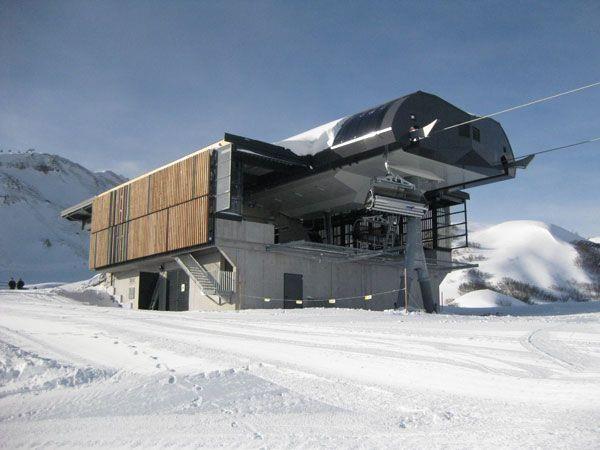 Soll Ausgangspunkt für Skischaukel in den Bregenzerwald werden: die Talstation der neu errichteten Weibermahdbahn.