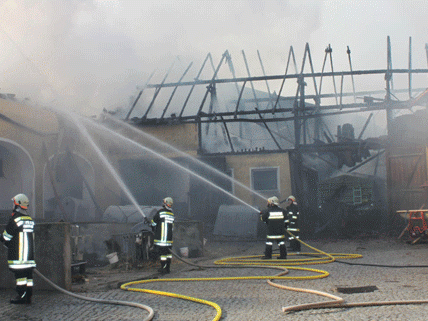 Mehr als 80 Kühe konnten gerettet werden, zwei Menschen wurden beim Brand auf dem Bauernhof in Böheimkirchen verletzt. Mehr als 80 Kühe konnten gerettet werden, zwei Menschen wurden beim Brand auf dem Bauernhof in Böheimkirchen verletzt.
