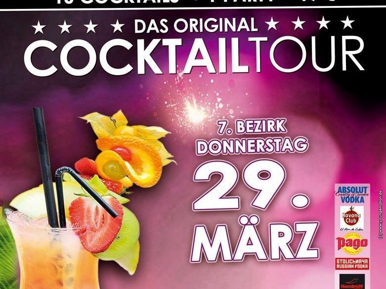 Am 29. März gibt es wieder eine Cocktailtour.