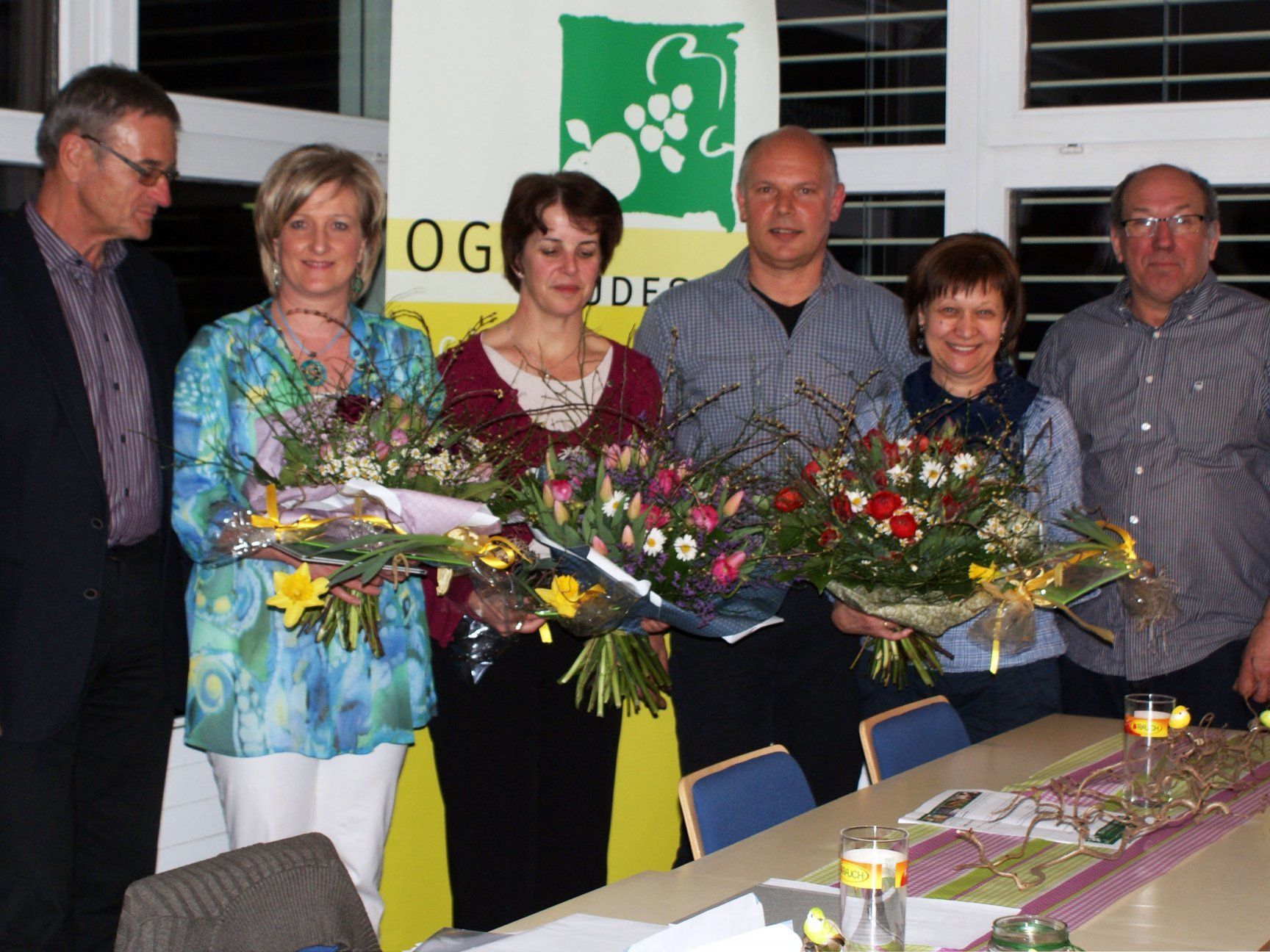 Dank an verdiente Vereinsfunktionäre. Dank an verdiente Vereinsfunktionäre.