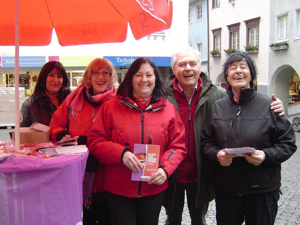 Die SPÖ-Kampagne war in Bludenz ein voller Erfolg.