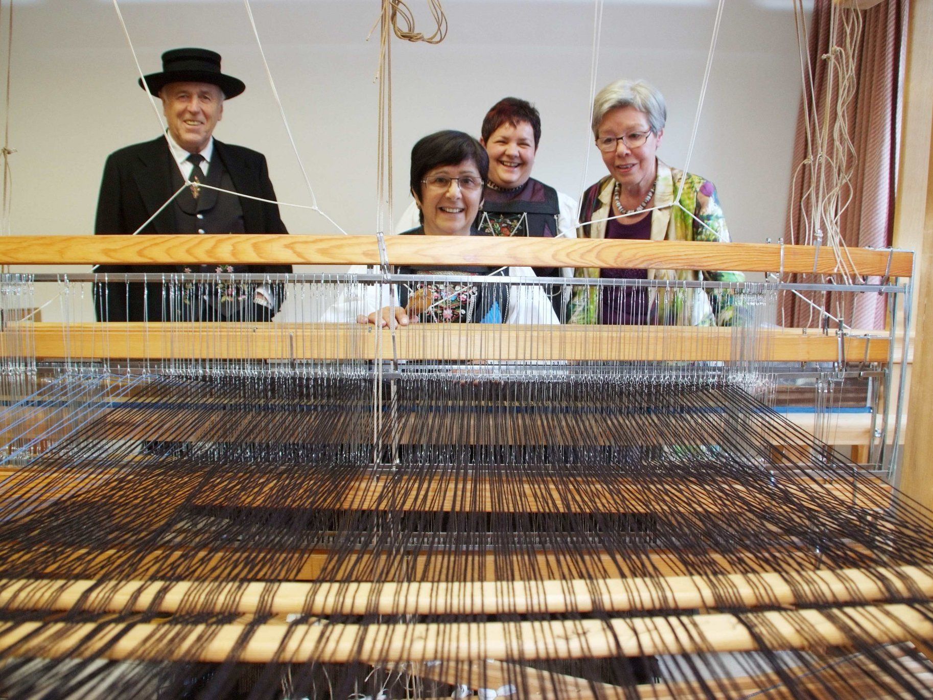 In der Buchbodner Textilwerkstatt werden wieder die Webstühle eingespannt. In der Buchbodner Textilwerkstatt werden wieder die Webstühle eingespannt.