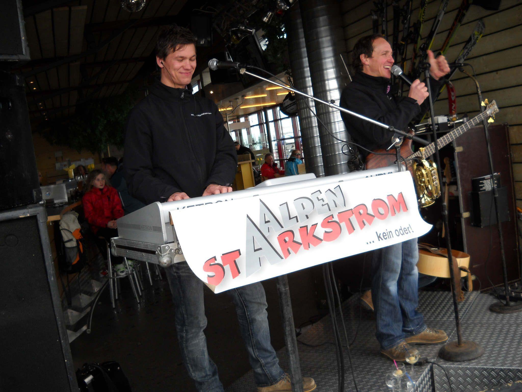 "Alpenstarkstrom" sorgte für super Après-Schi-Stimmung.