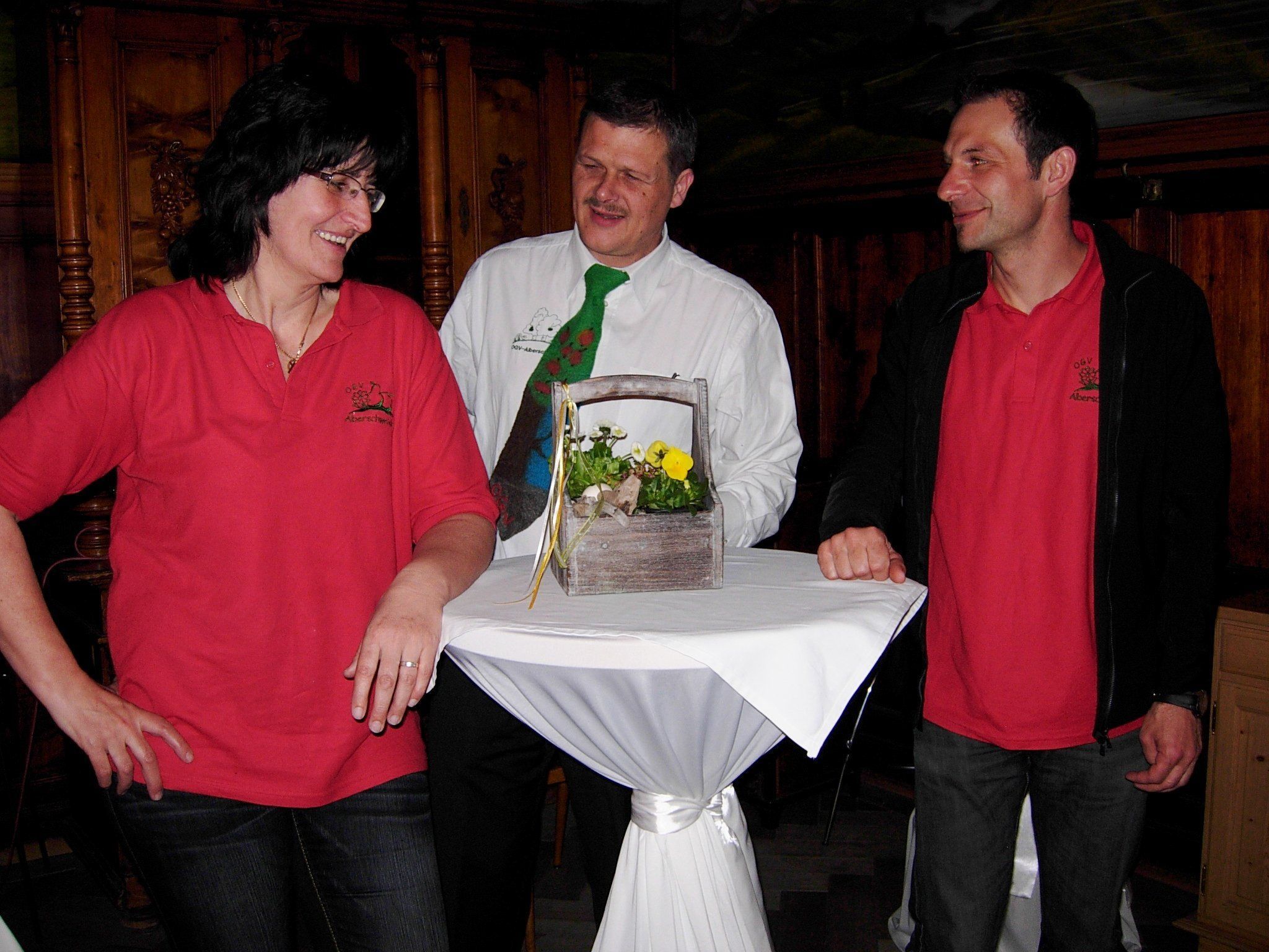 Das neue Führungsteam: Obfrau Luise Barbisch, Obmann Ing. Peter Klaus Gmeiner, Obmann Andreas Dür Das neue Führungsteam: Obfrau Luise Barbisch, Obmann Ing. Peter Klaus Gmeiner, Obmann Andreas Dür