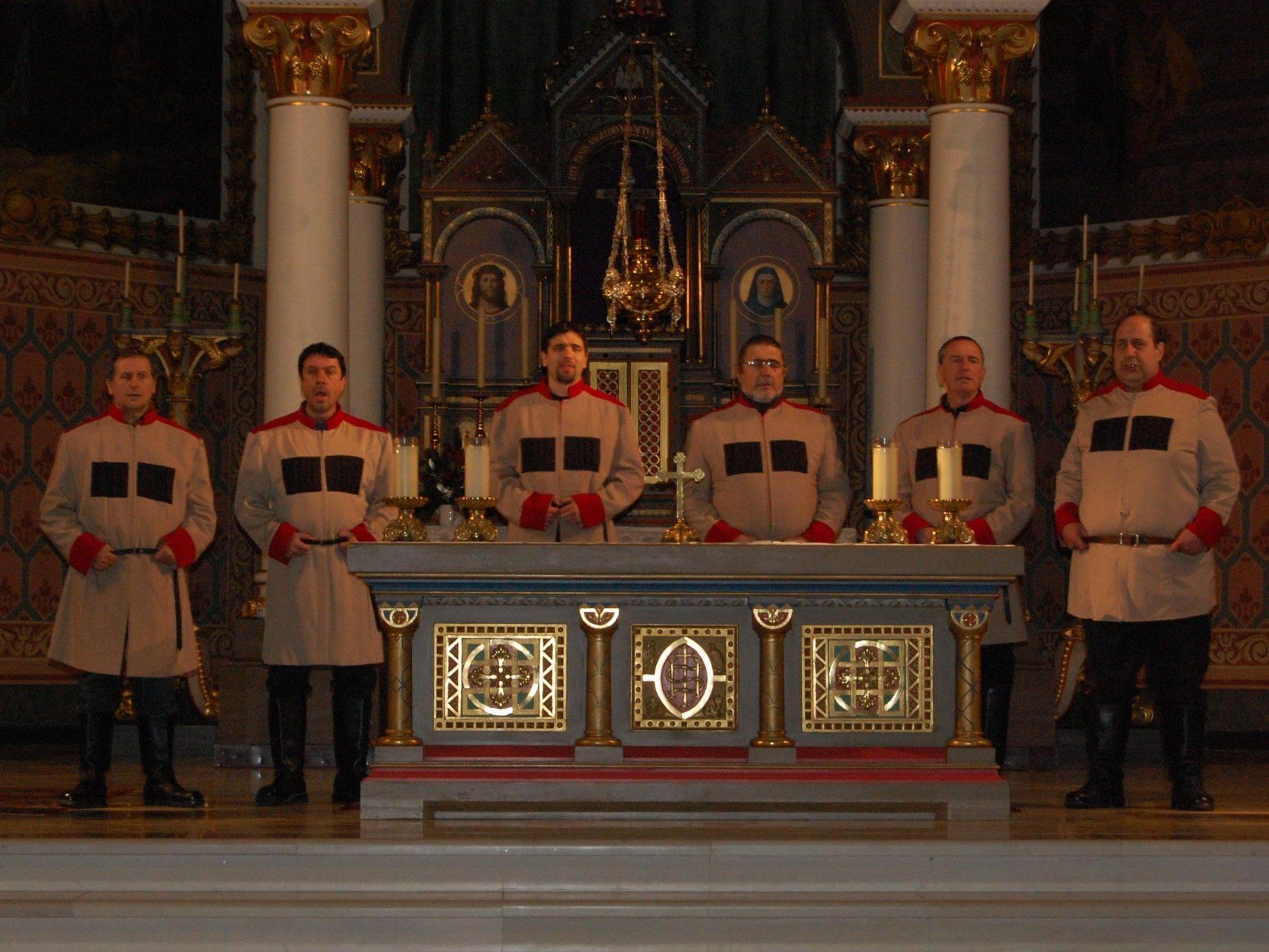 Die „Zarewitsch Don Kosaken“ gastierten in der Pfarrkirche in Schruns.