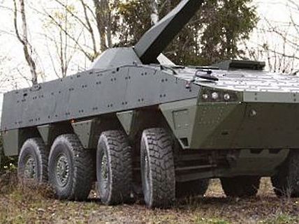 Ein Patria-Radpanzer. Um dieses Fahrzeug dreht sich der Patria-Prozess. Ein Patria-Radpanzer. Um dieses Fahrzeug dreht sich der Patria-Prozess.