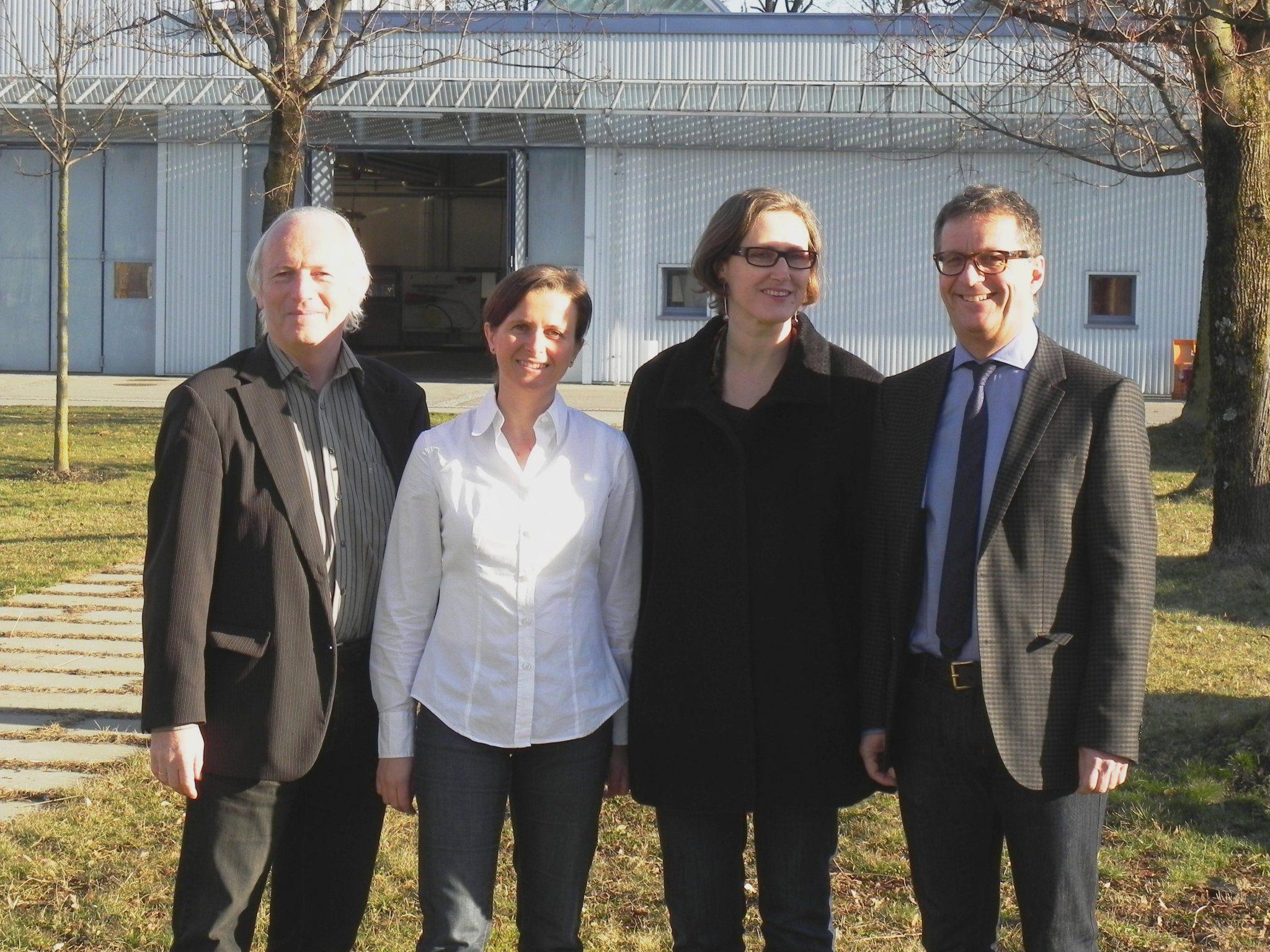 v.l.: Dr. Stefan Allgäuer, Isabel Meunier BA, Edith Breuss, Günther Watzenegger