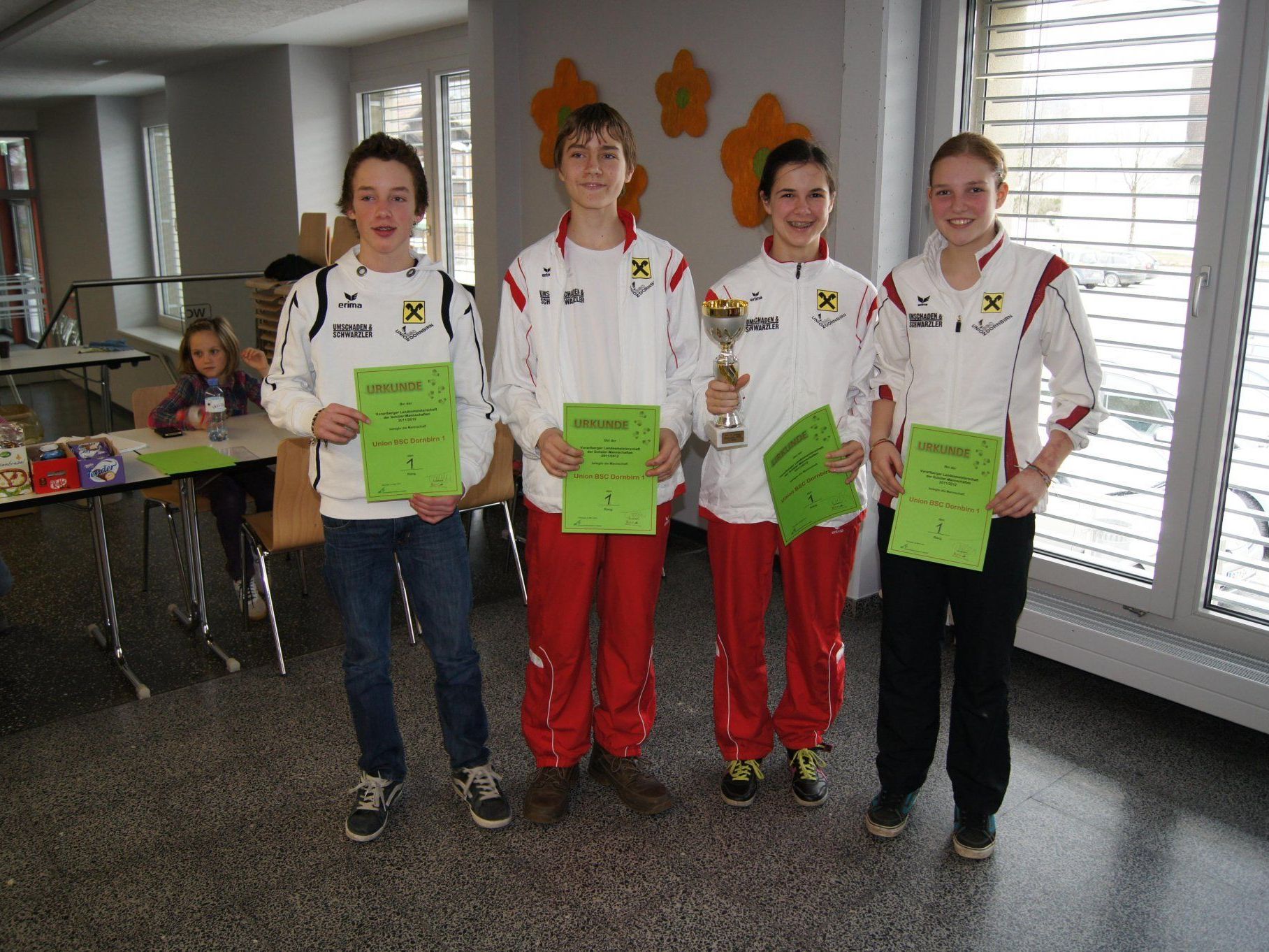 Siegesmannschaft des UBSC Dornbirn 1 Siegesmannschaft des UBSC Dornbirn 1