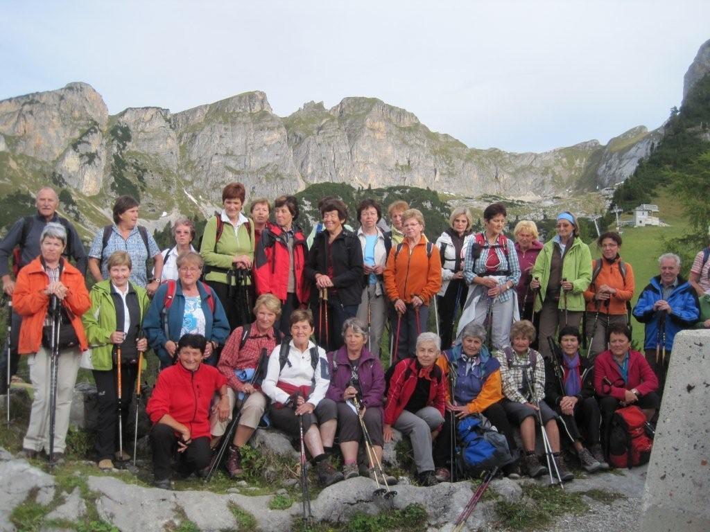 Der Kneipp-Aktiv-Club in der Wanderwoche am Achensee vor zwei Jahren