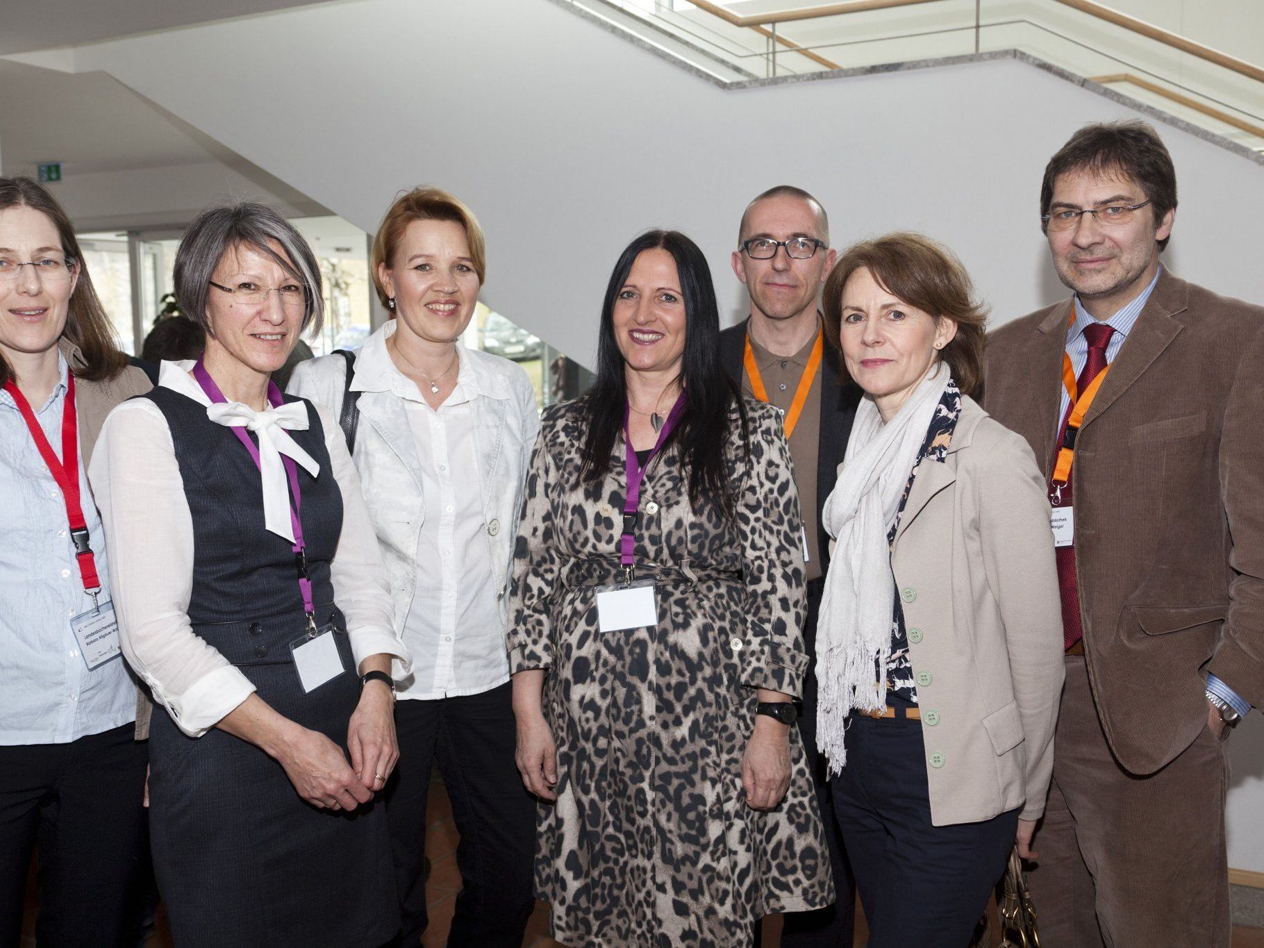 Barbara Allgäuer-Wörter (Landesbüchereistelle), Eva Maria Hesche (Diözese), Landesrätin Andrea Kaufmann, Ulrike Unterthurner (Bibliothekenverband), Pastoralamtsleiter Walter Schmolly, Gabriela Dür (Wissenschaftsabteilung des Landes Vorarlberg), Harald Weigel (Landesbibliothek) Barbara Allgäuer-Wörter (Landesbüchereistelle), Eva Maria Hesche (Diözese), Landesrätin Andrea Kaufmann, Ulrike Unterthurner (Bibliothekenverband), Pastoralamtsleiter Walter Schmolly, Gabriela Dür (Wissenschaftsabteilung des Landes Vorarlberg), Harald Weigel (Landesbibliothek)