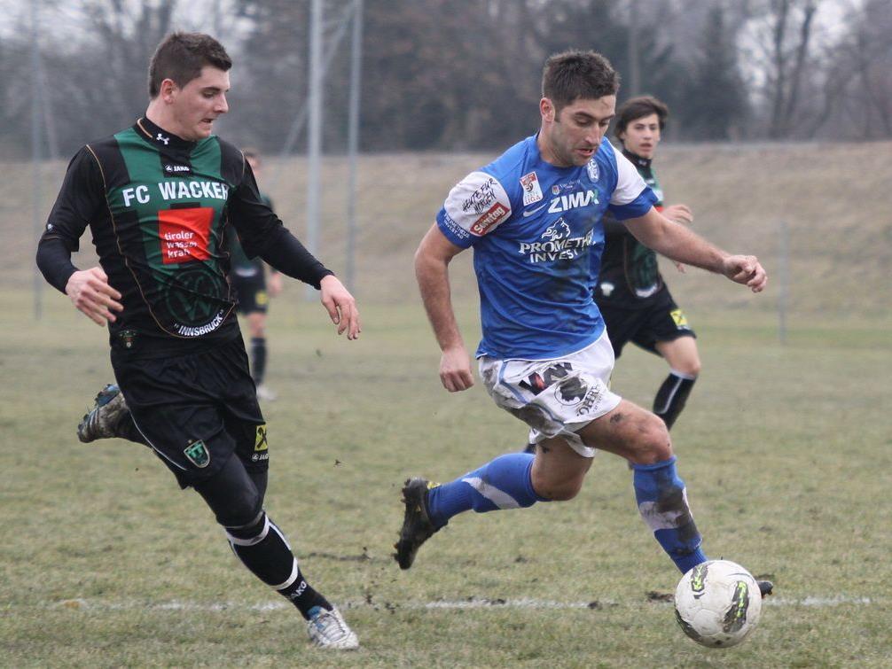 Enes Novinic soll für FC Lustenau die nötigen Tore erzielen.