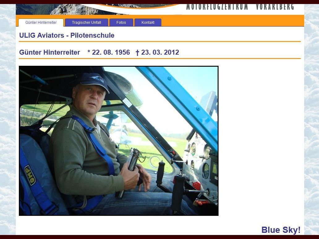 Günter Hinterreiter war Vorstandsmitglied der Ultraleichtflugzeug Interessengemeinschaft (UIG). Günter Hinterreiter war Vorstandsmitglied der Ultraleichtflugzeug Interessengemeinschaft (UIG).