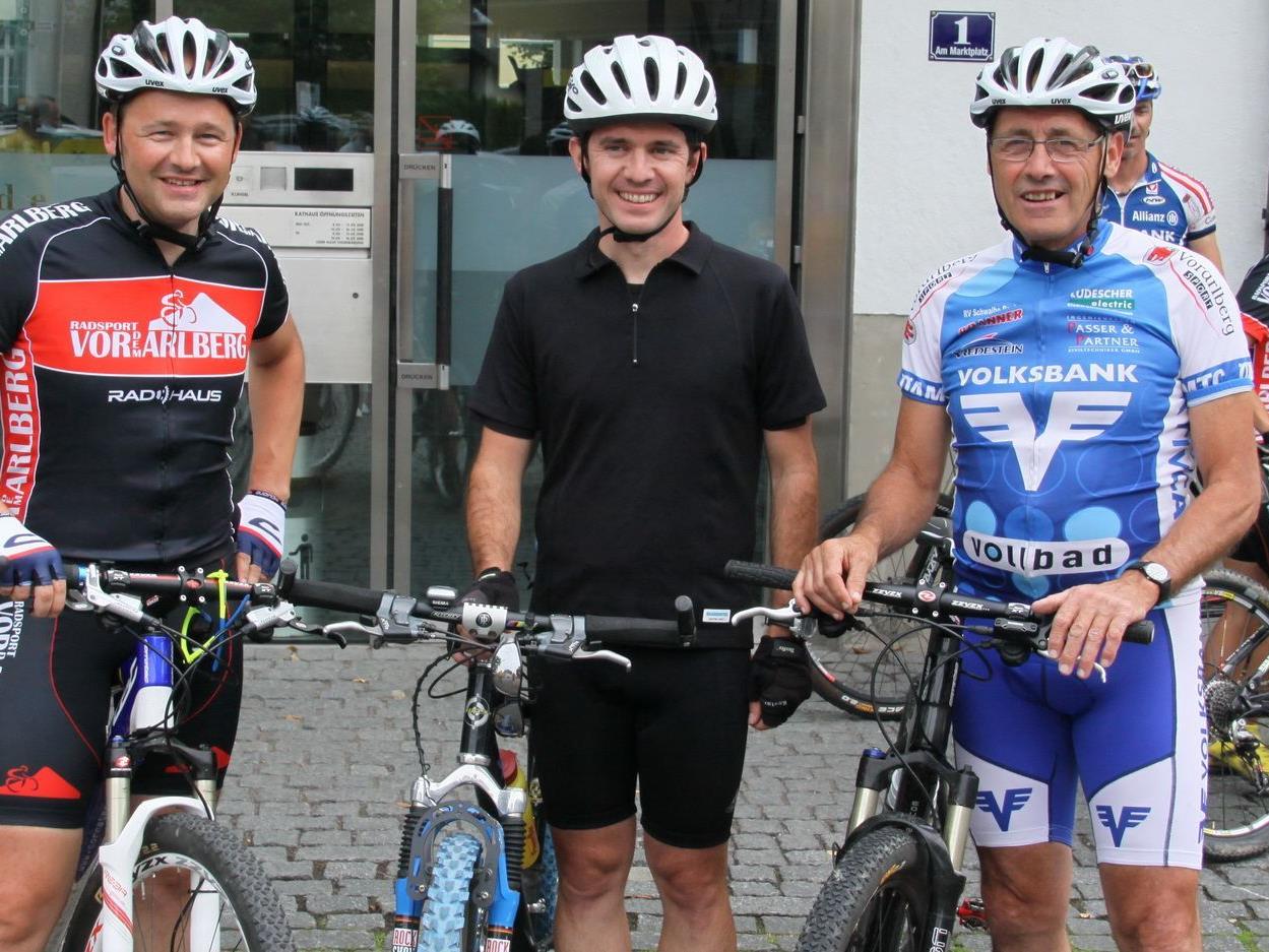 Radsportschule Rankweil-Gründer Max Kofler (r.) will seinen Job in andere Hände geben.