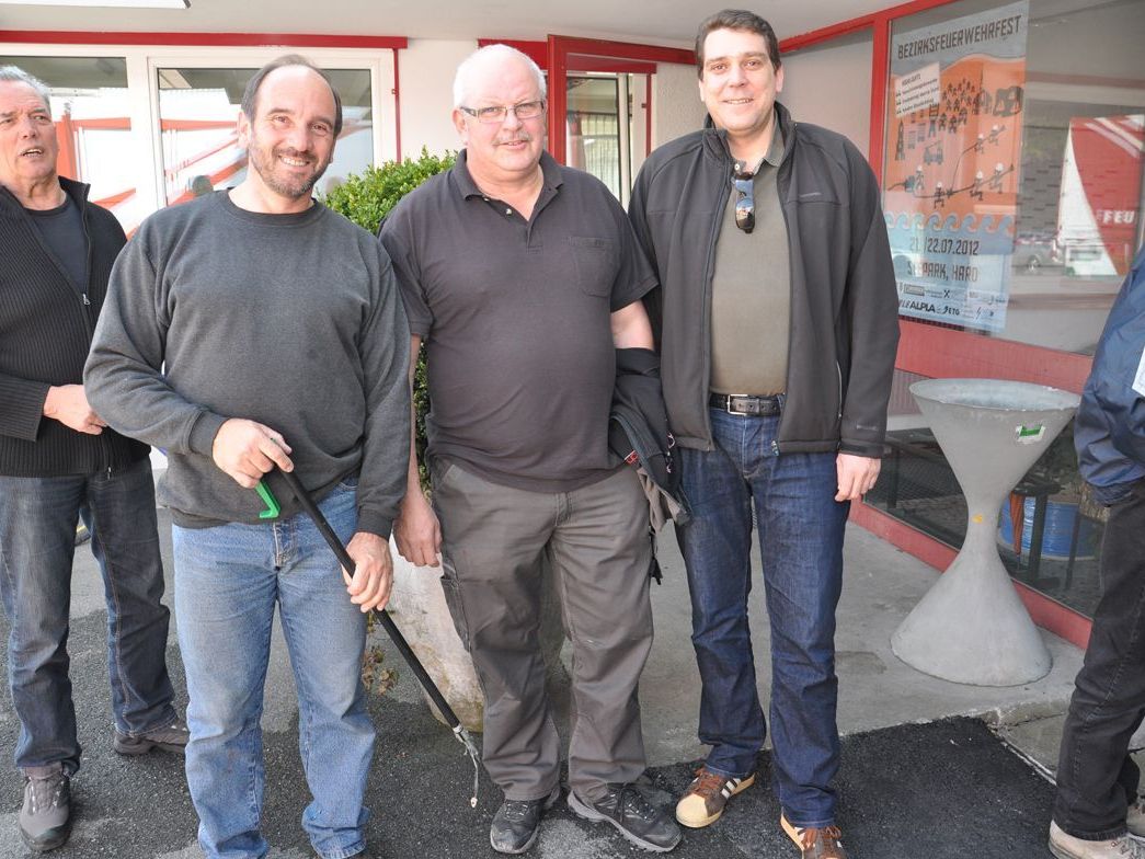 Hans Nagel, Benno Feldkircher, Wilfried Mager und Harald Köhlmeier zeigten sich startbereit. Hans Nagel, Benno Feldkircher, Wilfried Mager und Harald Köhlmeier zeigten sich startbereit.
