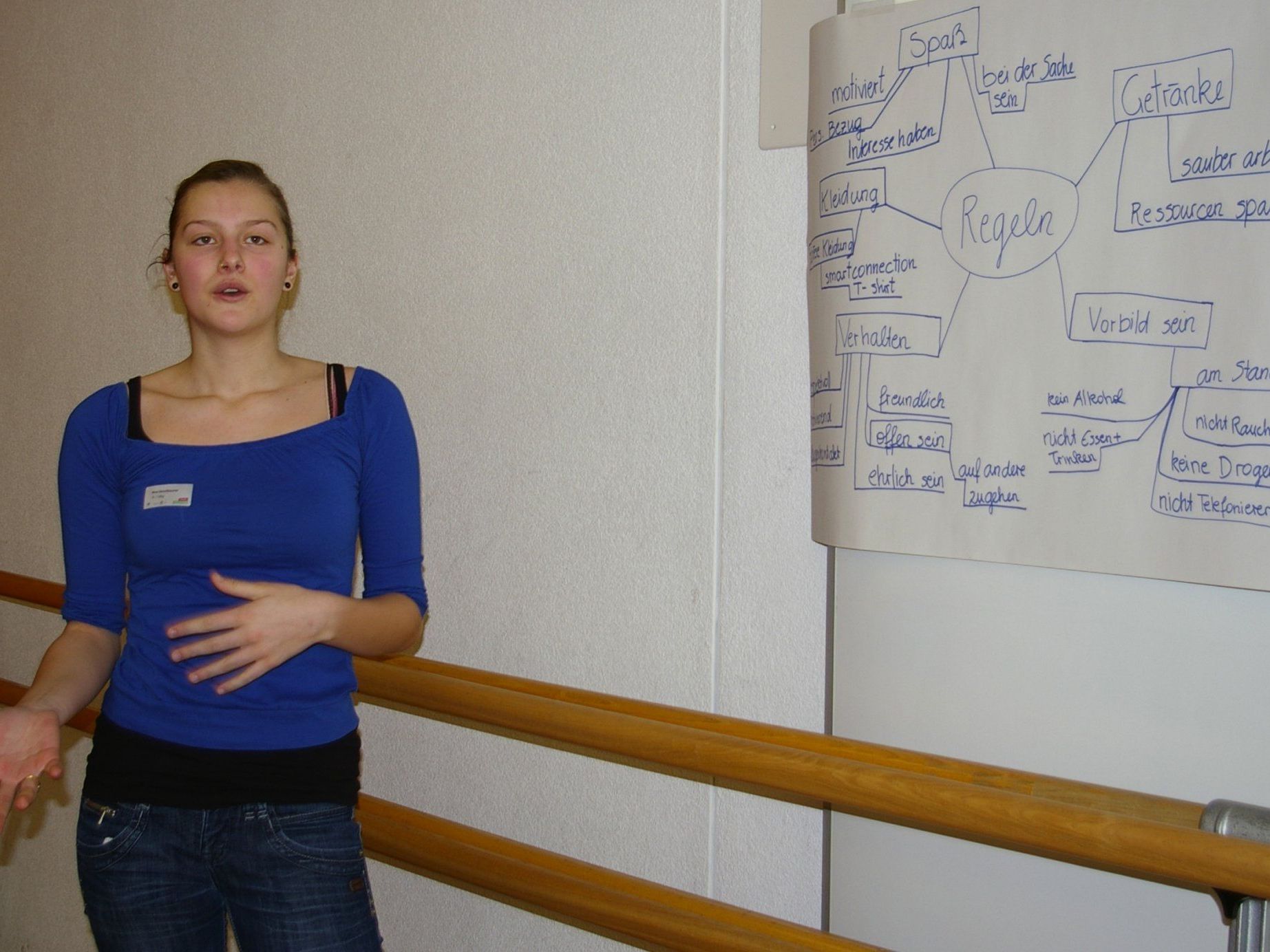 Nina Kerschbaumer stellt die ierarbeiteten "smartconnection"-Regeln vor. Nina Kerschbaumer stellt die ierarbeiteten "smartconnection"-Regeln vor.