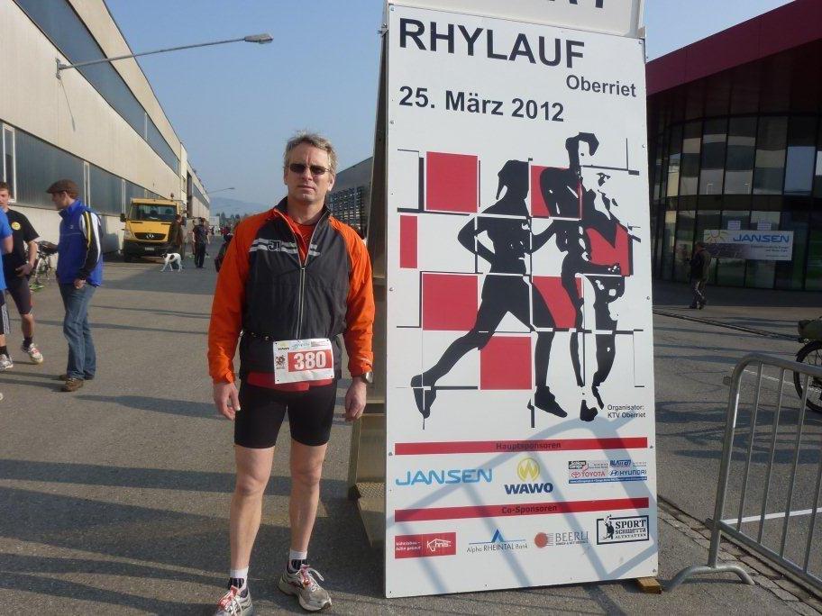 Ralf Schroeder testete seine Form in Oberriet