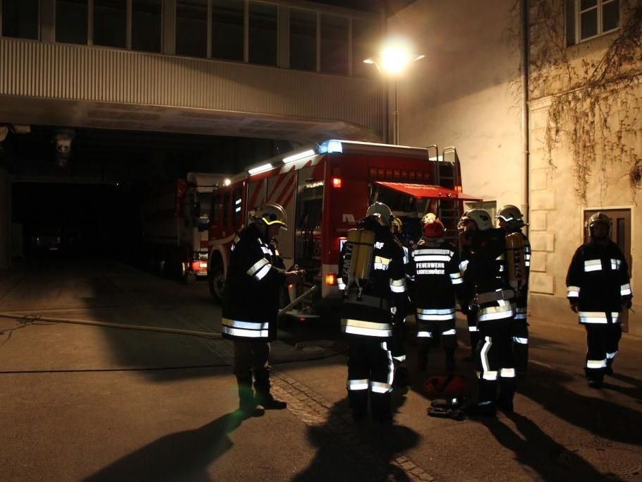 Drei Feuerwehren mussten den Brand in Lichtenwörth löschen Drei Feuerwehren mussten den Brand in Lichtenwörth löschen