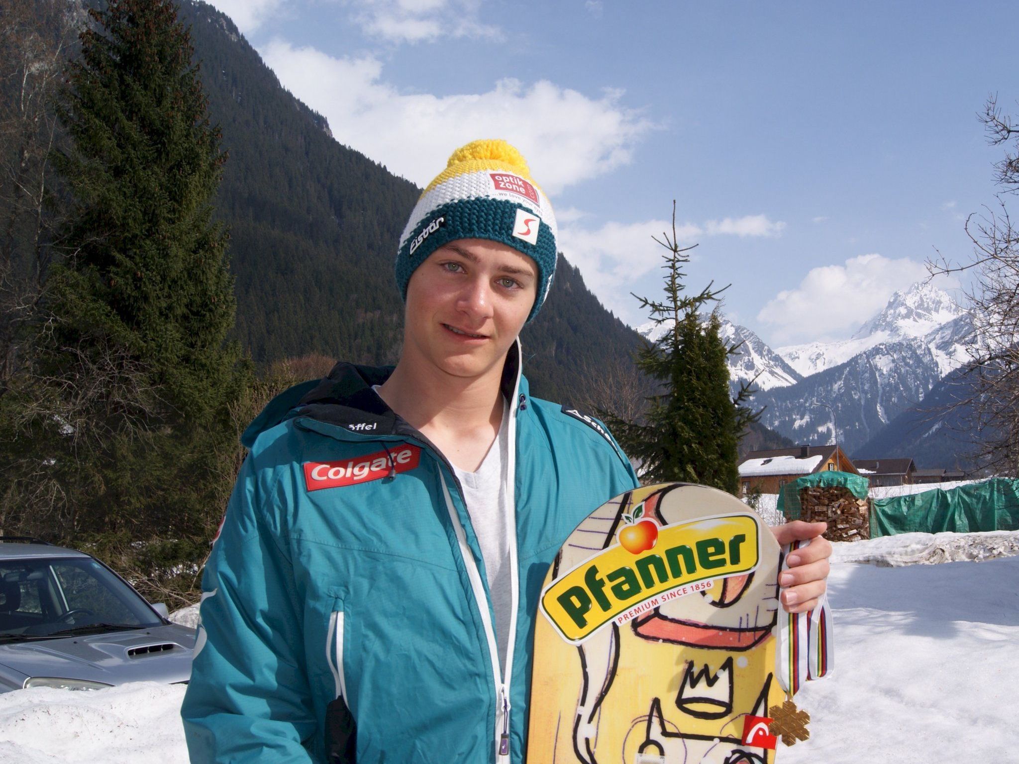 Der frischgebackene Junioren Weltmeister Alessandro Hämmerle. Der frischgebackene Junioren Weltmeister Alessandro Hämmerle.