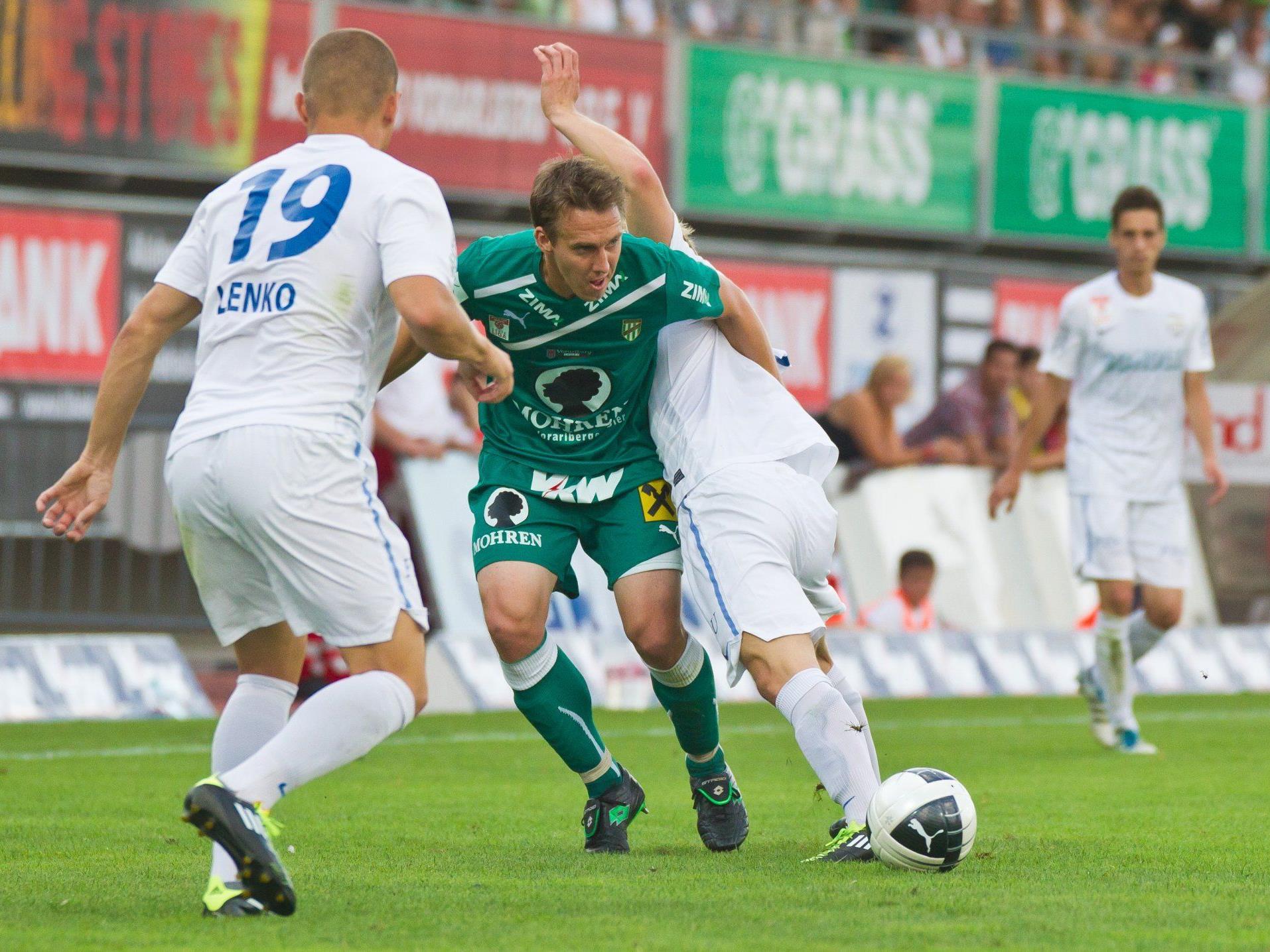 Austria Lustenaus Abwehrchef Christoph Stückler absolvierte im Jahr 2012 alle Spiele für seinen Klub und möchte unbedingt weiter im Titelkampf mitmischen.