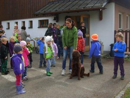 Heidi und Pius zu Gast im Kindergarten Mühle