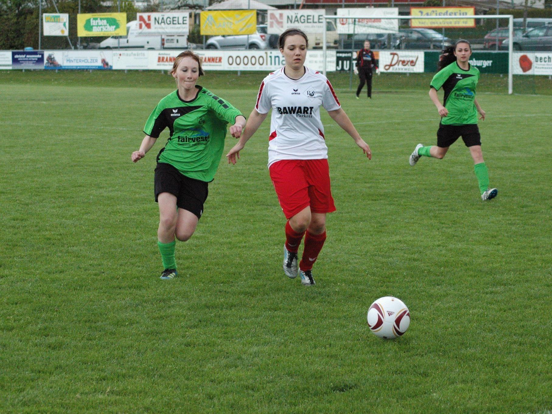 Julia Schnetzer erzielte den sechsten Rankweiler Treffer
