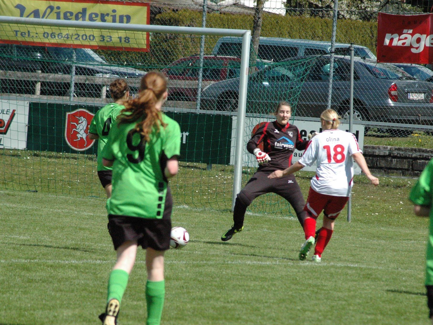 Goalgetterin Anja Stadelmann (18) brachte Rankweil bereits in der 4. Minute in Führung.