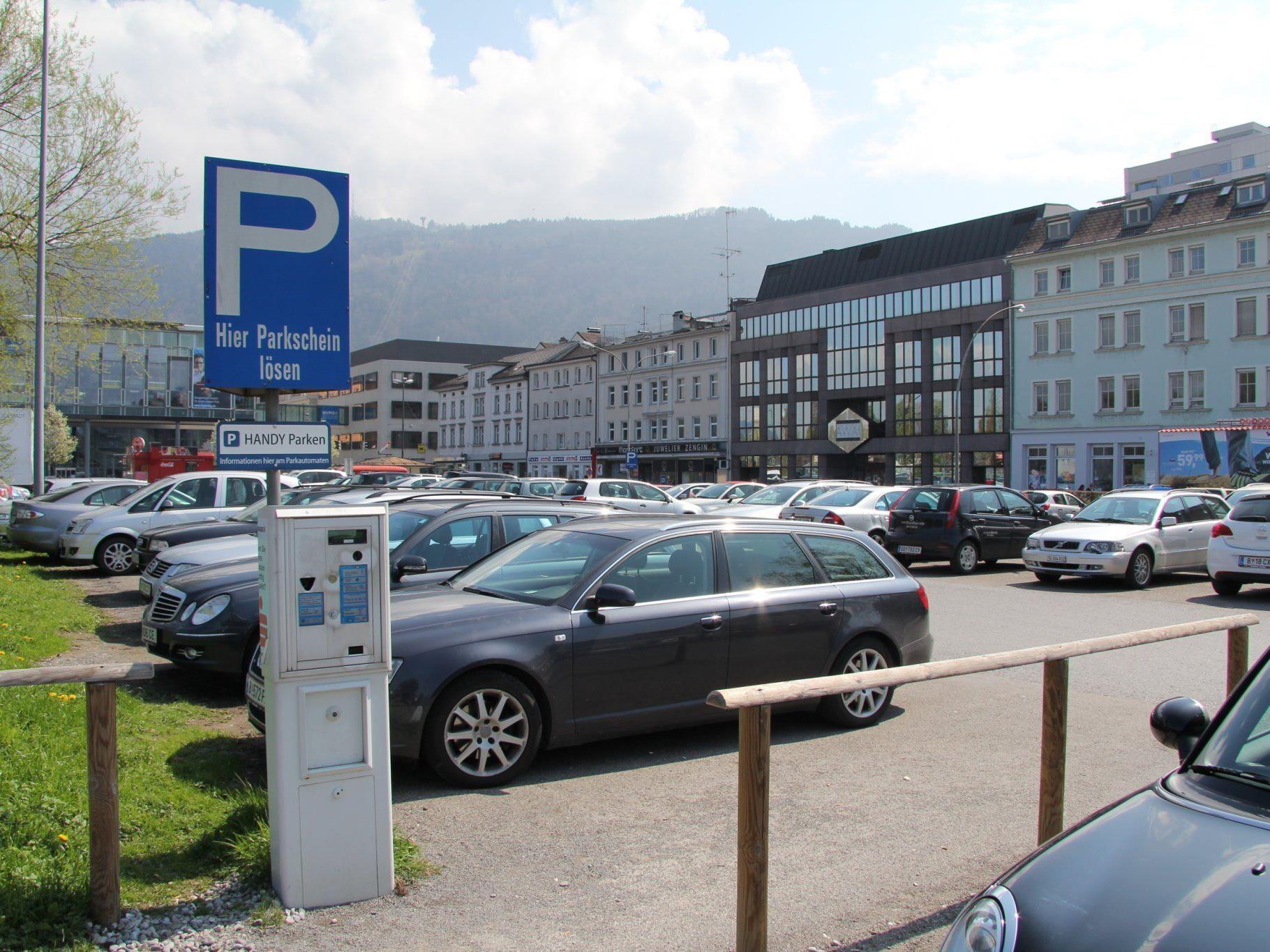 Seestadt Parkplatz in Bregenz