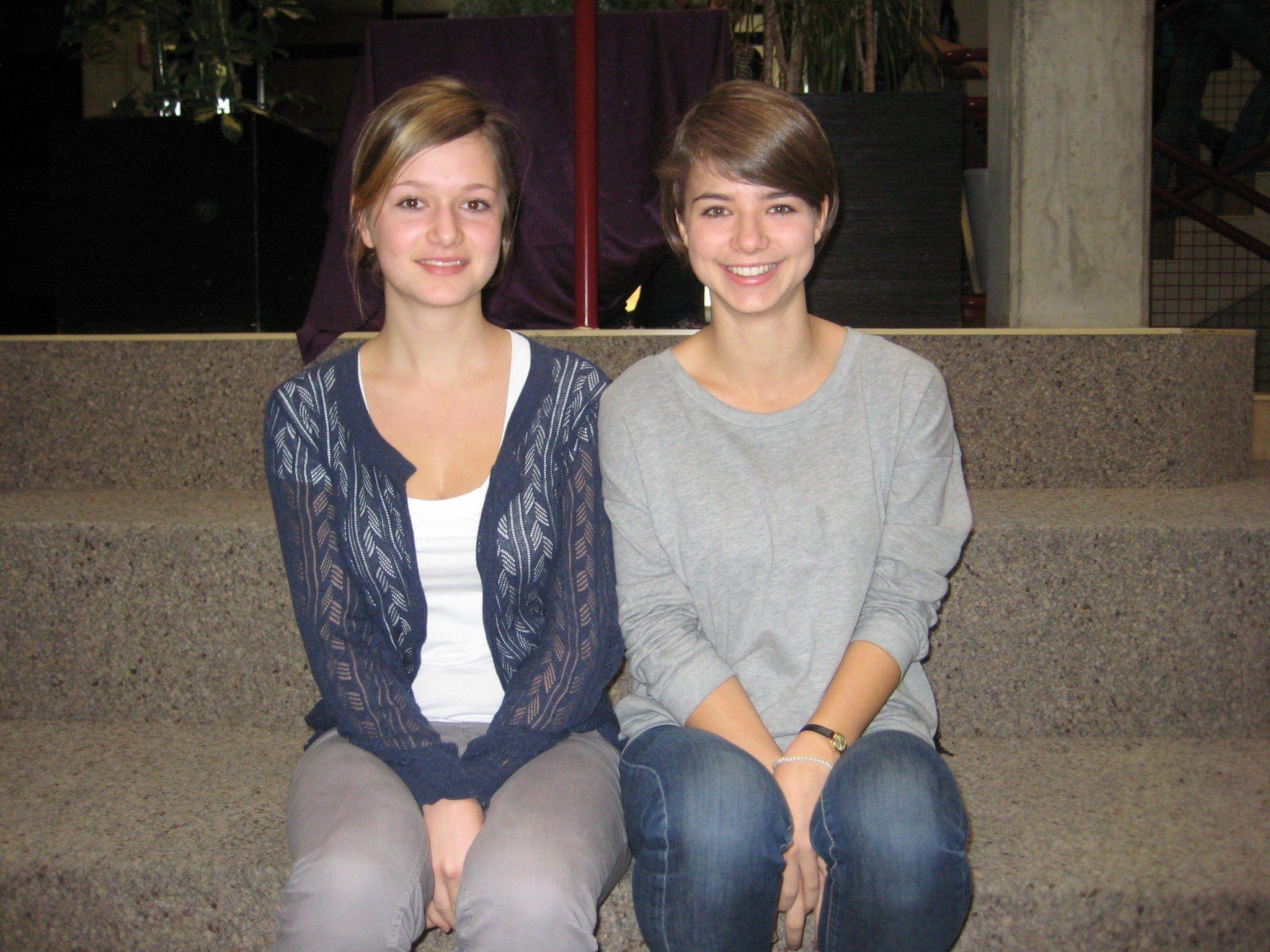 Die Organisatorinnen des Toleranz-Tages: Larissa und Marianna Nenning