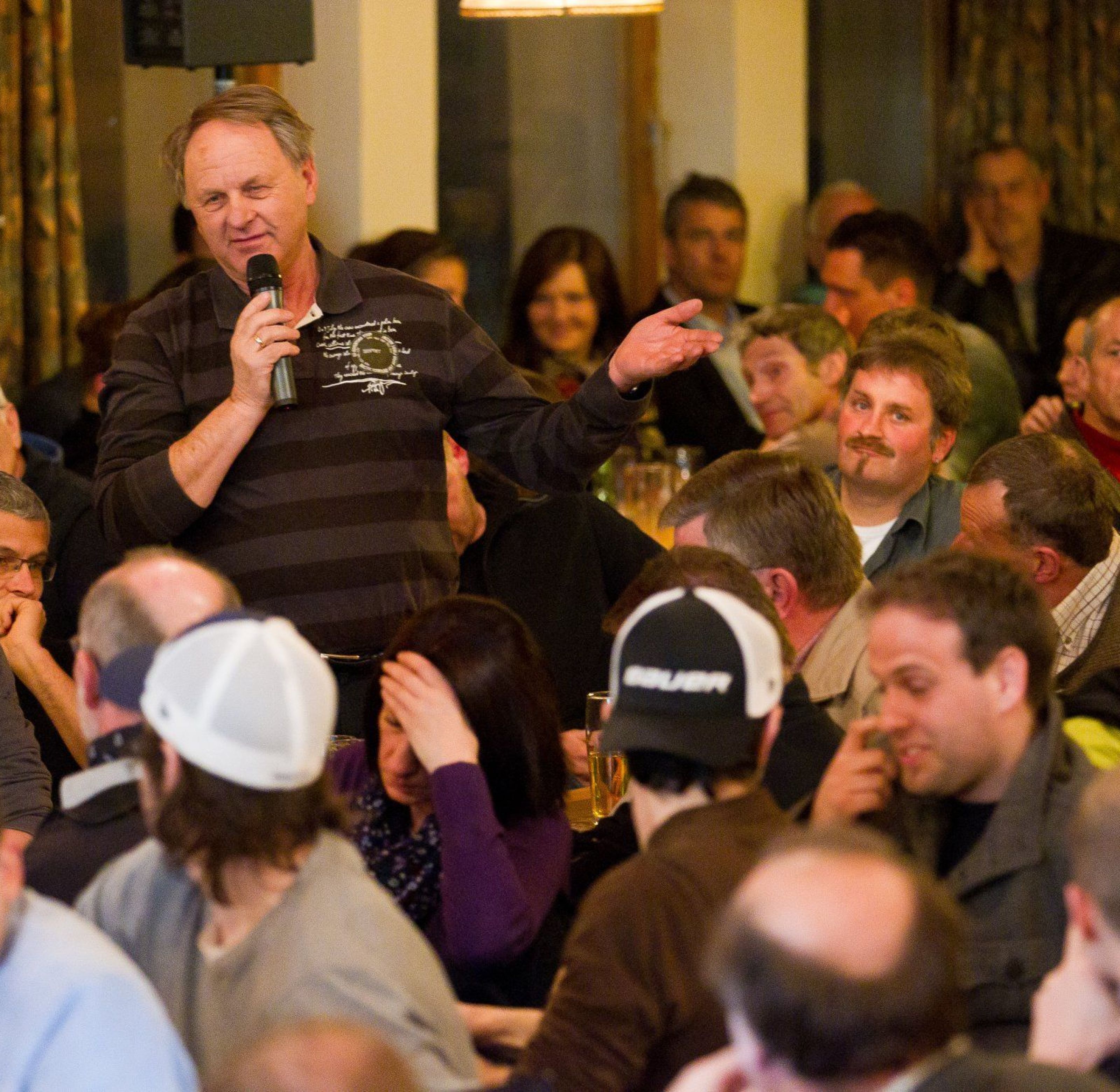 Großes Interesse an der Realisierung der „Wälderhalle“ bekundeten die Besucher beim VN-Stammtisch im Löwensaal in Egg. Großes Interesse an der Realisierung der „Wälderhalle“ bekundeten die Besucher beim VN-Stammtisch im Löwensaal in Egg.